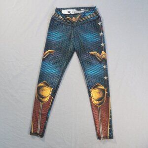 Wonder Woman Leggings One Size Super Hero Pants Drakon Yoga Cosplay Gym Stretch